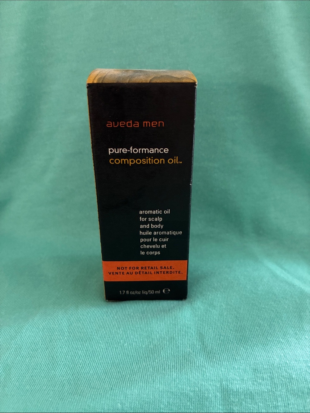 AVEDA Men Pure-Formance Composition Oil - Black with Orange Accents